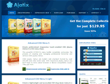Tablet Screenshot of ajatix.com